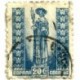 (961)  1943-44. 20 Céntimos. Año Santo Compostelano. El Apóstol (Usado)
