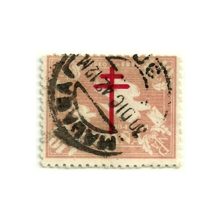 (960)  1942. 10 Céntimos. Pro Tuberculosos (Usado)