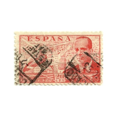 (940)  1941-47. 20 Céntimos. Juan de la Cierva (Usado)