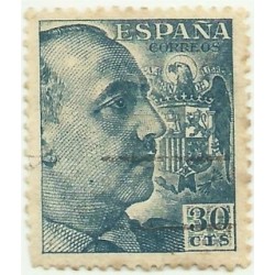 (1049)  1949-53. 30 Céntimos. General Franco (Usado)