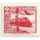 (1039)  1948. 2 Pesetas. Centenario del Ferrocarril (Nuevo)