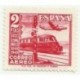 (1039)  1948. 2 Pesetas. Centenario del Ferrocarril (Nuevo, sin goma)