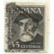 (1035)  1948. 35 Céntimos. Personajes. Hernán Cortés (Usado)