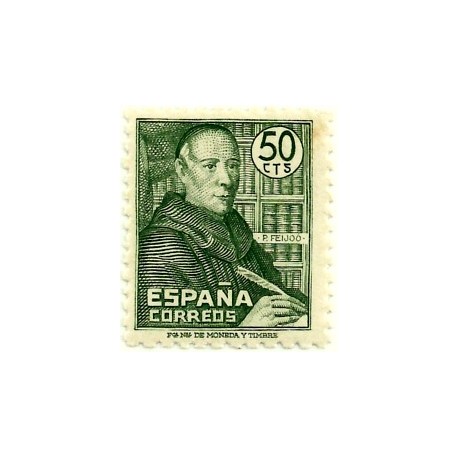 (1011)  1947. 50 Céntimos. Padre Benito J. Feijoo (Nuevo)