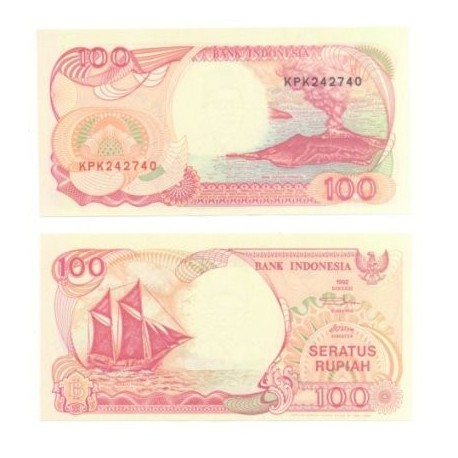 (127.j) Indonesia. 1992. 100 Rupiah (SC)