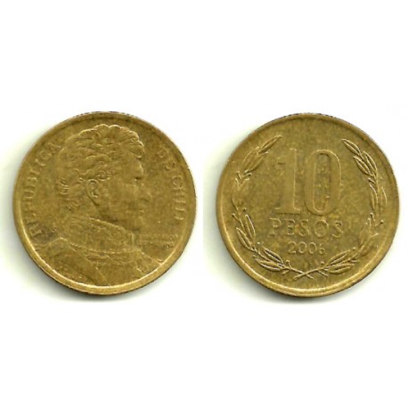 (228.2) Chile. 2006. 10 Pesos (MBC)