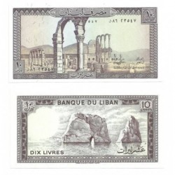 (63) Líbano. 10 Livres (SC)