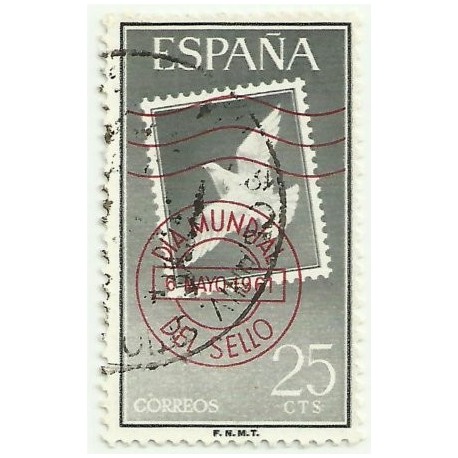 (1348)  1961. 25 Céntimos