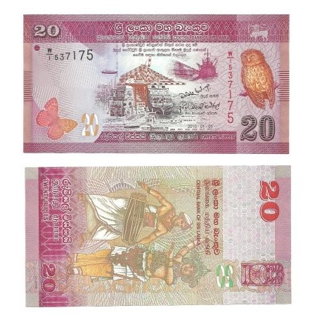 (2010) Sri Lanka. 2010. 20 Rupees (SC)
