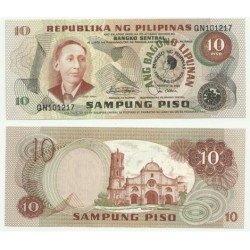(167) Filipinas. 1981. 10 Piso (SC)