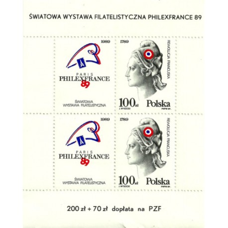 Polonia. 1989. Hoja Conmemorativa. Philexfrance Paris