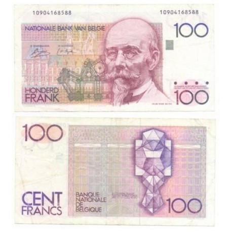 (140a) Belgica. 1978-81. 100 Francs (MBC)
