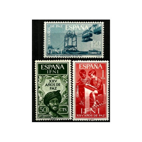 Sidi Ifni. 1965. Serie Completa. XXV Años de Paz