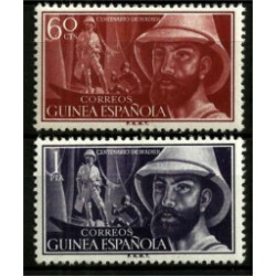 Guinea Española. 1955. Serie Completa. Centenario del Explorador Manuel Iradier