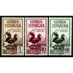 Guinea Española. 1952. Serie Completa. Día del Sello Colonial