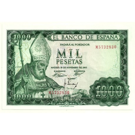 [1965] Billete de 1000 Pesetas (SC) Serie M