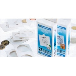 (GRAPA) Cartones para Monedas de 20mm (100 Unidades)