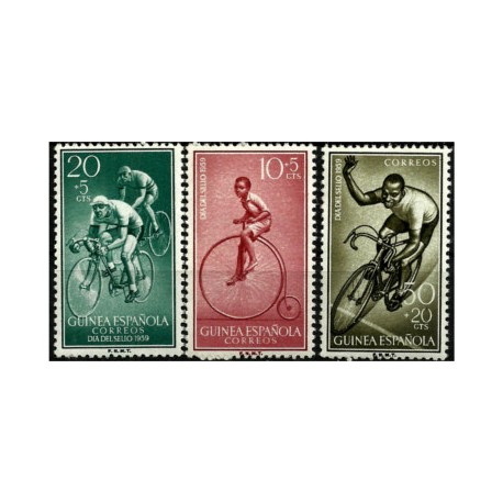 Guinea Española. 1959. Serie Completa. Dia del Sello