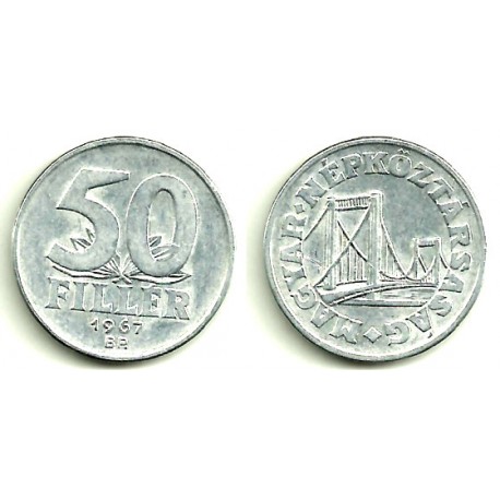 (574) Hungria. 1967. 50 Filler (MBC)