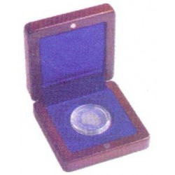 Estuche de madera para una moneda de hasta 41mm