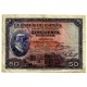 [1927] Billete de 50 Pesetas (BC) Con Sello República