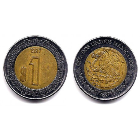 (603) Estados Unidos Mexicanos. 1997. 1 Peso (MBC)