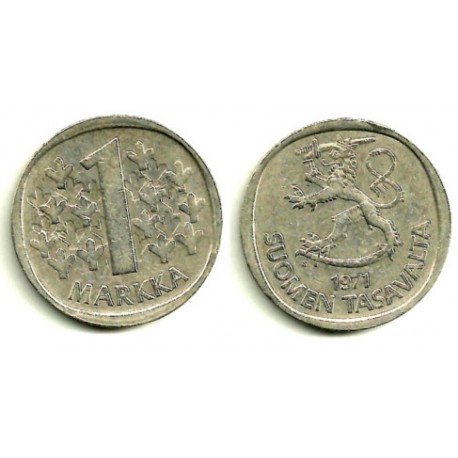 (49a) Finlandia. 1971. 1 Markka (MBC+)