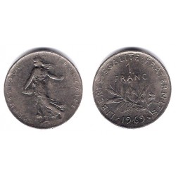 (925.1) Francia. 1969. 1 Franc (BC)