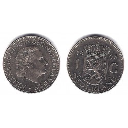 (184a) Paises Bajos. 1968. 1 Gulden (EBC)
