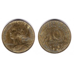 (929) Francia. 1991. 10 Centimes (MBC)