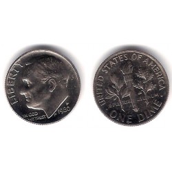 (195a) Estados Unidos de América. 1980(P). 1 Dime (EBC)