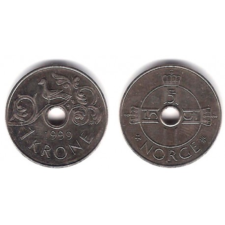 (462) Noruega. 1999. 1 Krone (EBC)