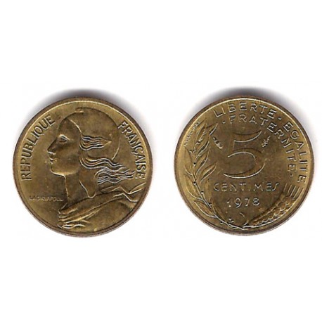 (933) Francia. 1978. 5 Centimes (MBC+)