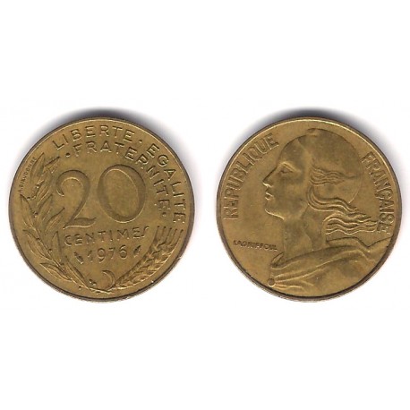 (930) Francia. 1976. 20 Centimes (MBC)