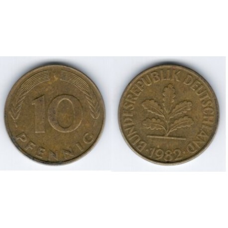 (108) Alemania. 1982(F). 10 Pfennig (MBC)