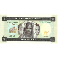 (1) Eritrea. 1997. 1 Nafka (SC)