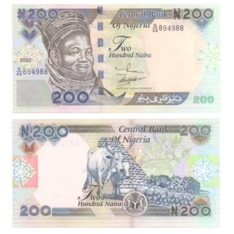 (29) Nigeria. 2000. 200 Naira (SC)