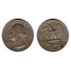 (A164a) Estados Unidos de América. 1978. Quarter Dollar (BC)