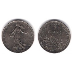 (925.1) Francia. 1977. 1 Franc (MBC)