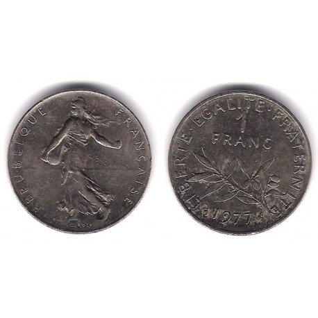 (925.1) Francia. 1977. 1 Franc (MBC)