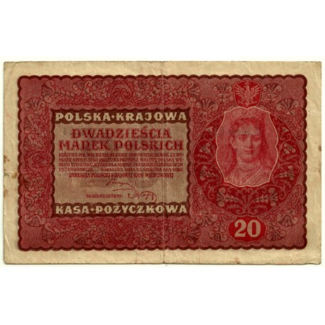 (26) Polonia. 1919. 20 Marek (MBC)