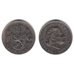 (184a) Países Bajos. 1967. 1 Gulden (MBC)