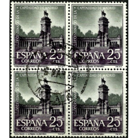 (1388) 1961. 25 Céntimos (Bloque de 4)