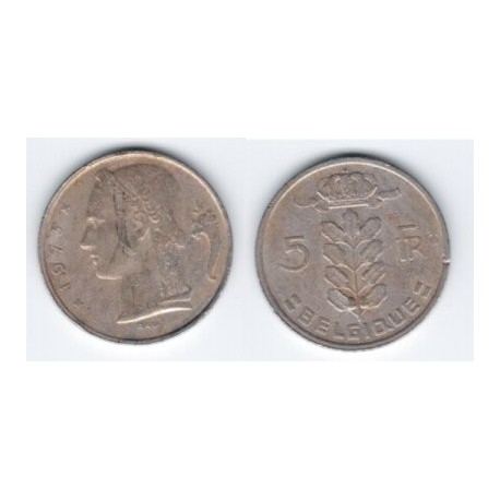 (134.1) Belgica. 1973. 5 Francs (BC)