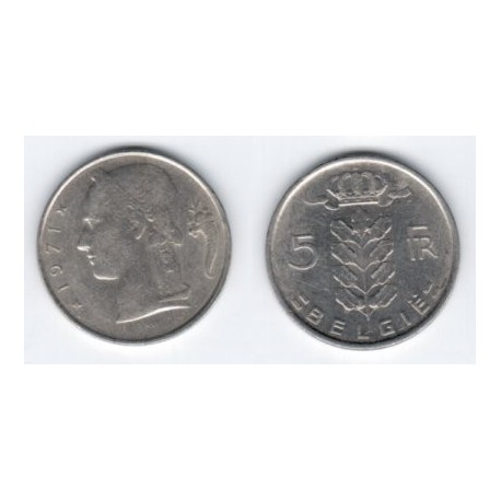 (135.1) Belgica. 1971. 5 Francs (MBC)
