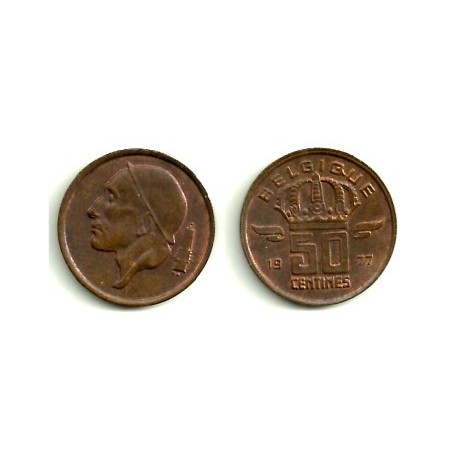 (148.1) Belgica. 1977. 50 Centimes (EBC)