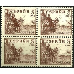 (1044) 1949-53. 5 Céntimos (Bloque de 4)