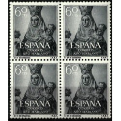 (1137) 1954. 60 Céntimos (Bloque de 4)