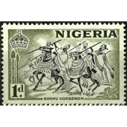 Nigeria. 1953. 1 Pound. Bornu Horsemen