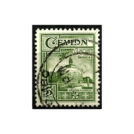 Ceylon Británica. 5 Cents